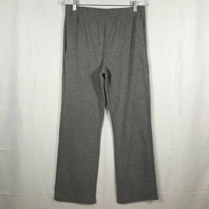 Bolle Sport Pants Womens Medium Gray Cotton‎ Stretch Knit Straight Leg Athletic